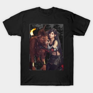 Tifa and Nanaki T-Shirt